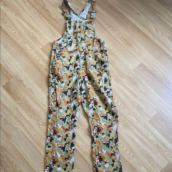 Dickie’s Camouflage Women's Overalls Artondale Duck Bib Camo Size XS - Picture 2 of 8